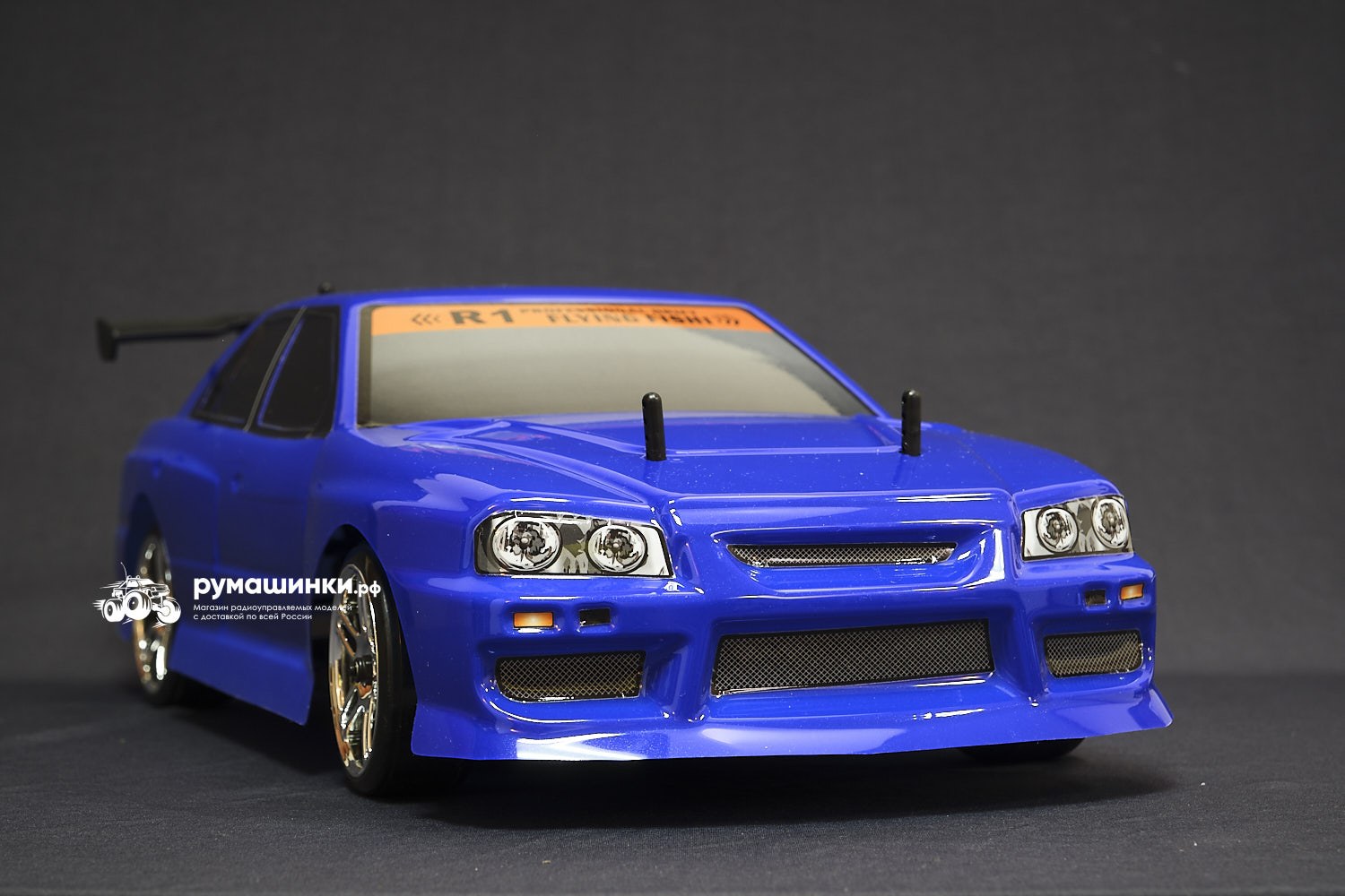 Радиоуправляемая модель для дрифта HSP Flying Fish 1 - 1:10 4WD Кузов  Nissan Skyline R34 94123/12330 Blue Купить с доставкой